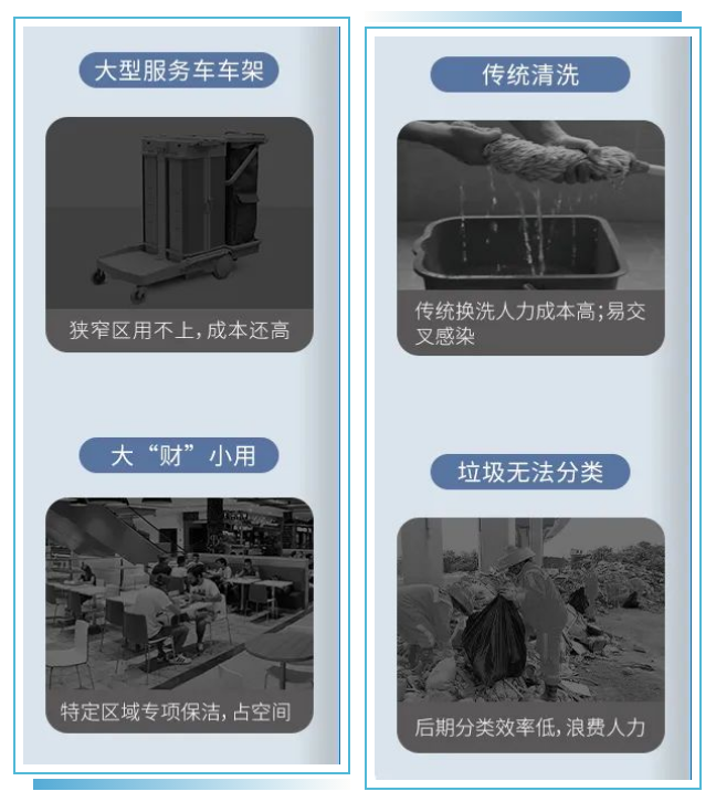 【新品】多元化的靈動(dòng)型清潔服務(wù)車，小身材，大才能